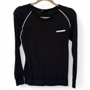 Lululemon Black Long Sleeve Pocket Shirt